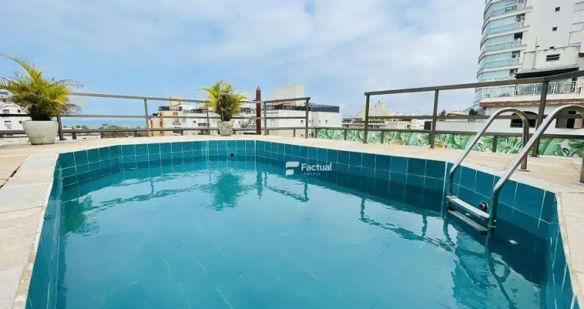 Cobertura com 3 dormitórios à venda, 220 m² por r$ 900.000,00 - enseada - guarujá/sp