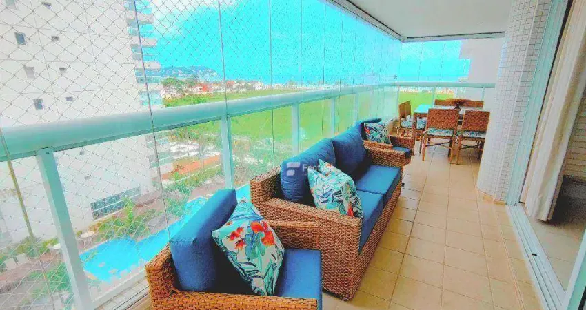 Apartamento com 3 dormitórios à venda, 145 m² por R$ 1.800.000,00 - Enseada - Guarujá/SP