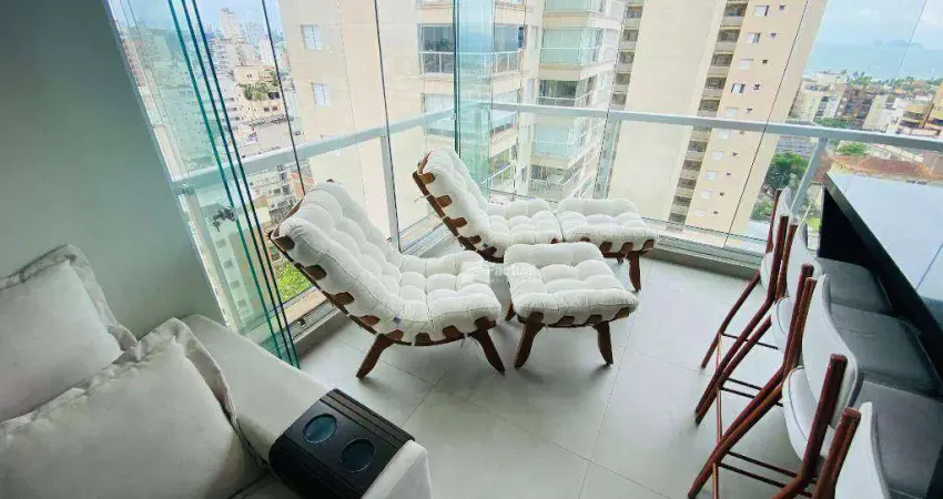 Apartamento com 2 dormitórios à venda, 67 m² por r$ 790.000,00 - enseada - guarujá/sp