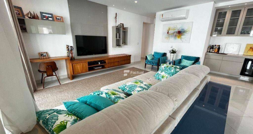Apartamento com 3 dormitórios à venda, 175 m² por R$ 1.490.000,00 - Pitangueiras - Guarujá/SP