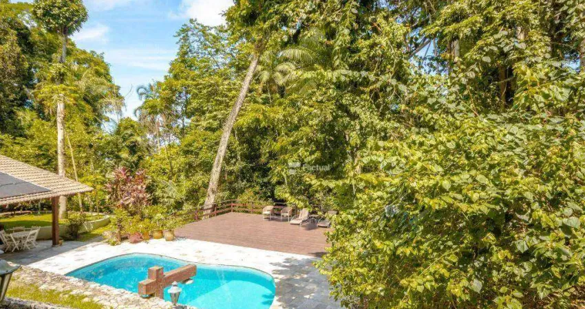 Casa com 4 dormitórios, 640 m² - venda por r$ 10.000.000,00 ou aluguel por r$ 50.000,00/mês - são pedro  - guarujá/sp