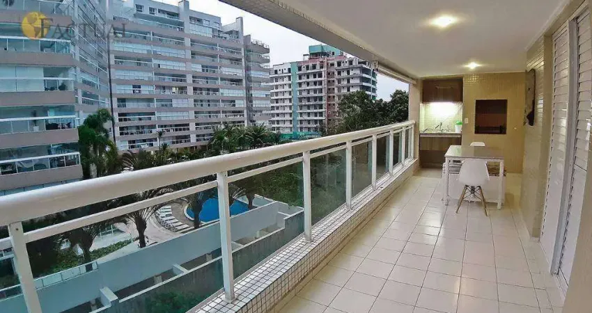 Apartamento com 3 dormitórios à venda, 95 m²  - Riviera de São Lourenço - Bertioga/SP