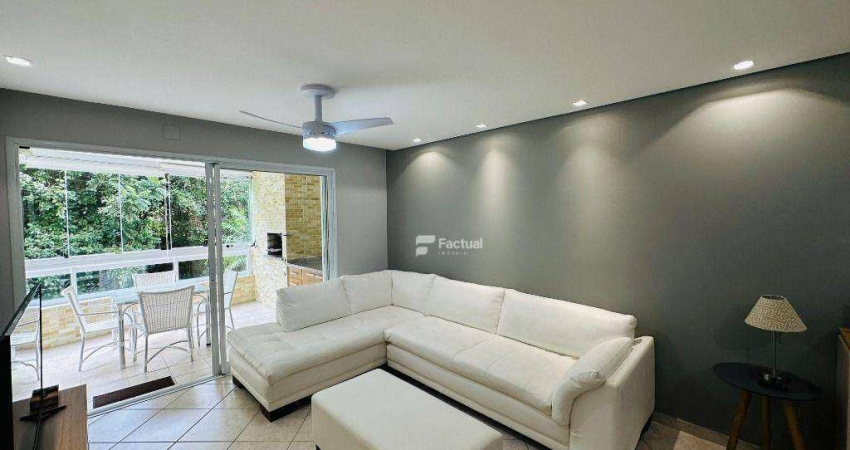 Apartamento com 3 dormitórios para alugar, 94 m² - Riviera de São Lourenço - Bertioga/SP