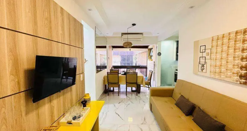 Apartamento com 2 dormitórios à venda, 56 m² - Riviera de São Lourenço - Bertioga/SP