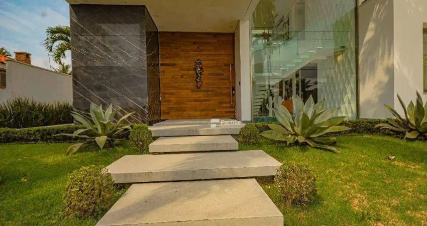 Casa com 7 dormitórios à venda, 1100 m² por r$ 17.500.000,00 - acapulco - guarujá/sp