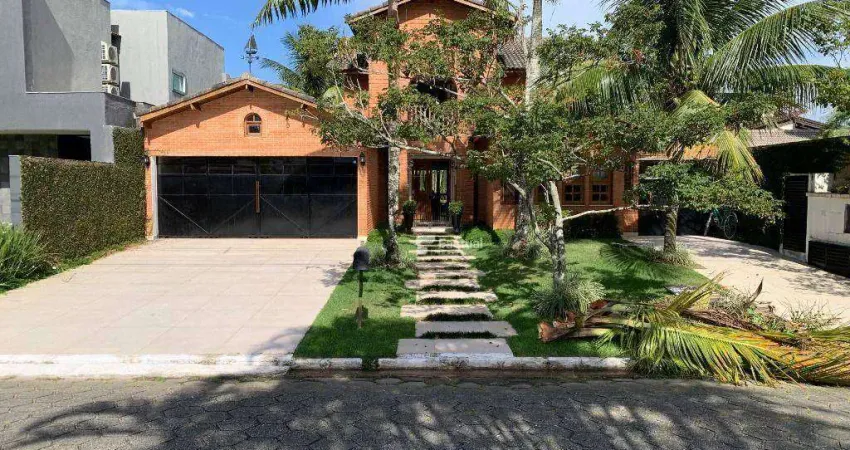 Casa com 4 dormitórios à venda, 294 m² por r$ 3.000.000,00 - acapulco - guarujá/sp