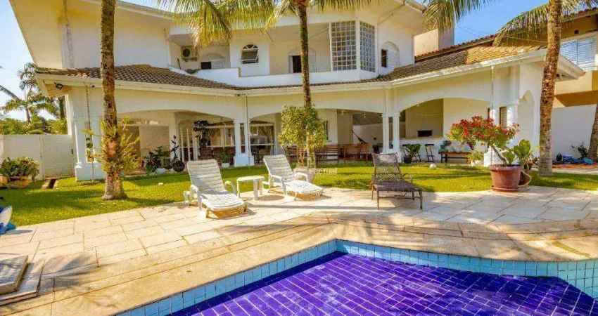 Casa com 5 dormitórios à venda, 542 m² por r$ 3.500.000,00 - acapulco - guarujá/sp