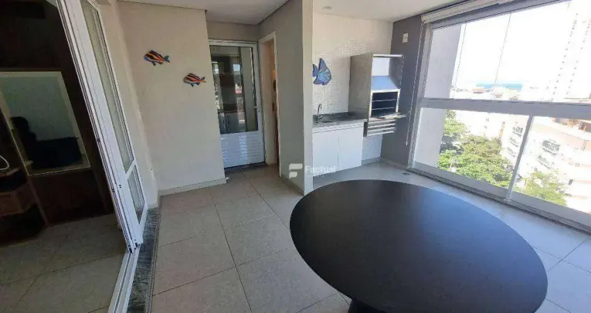 Apartamento com 3 dormitórios à venda, 118 m² por R$ 850.000,00 - Enseada - Guarujá/SP