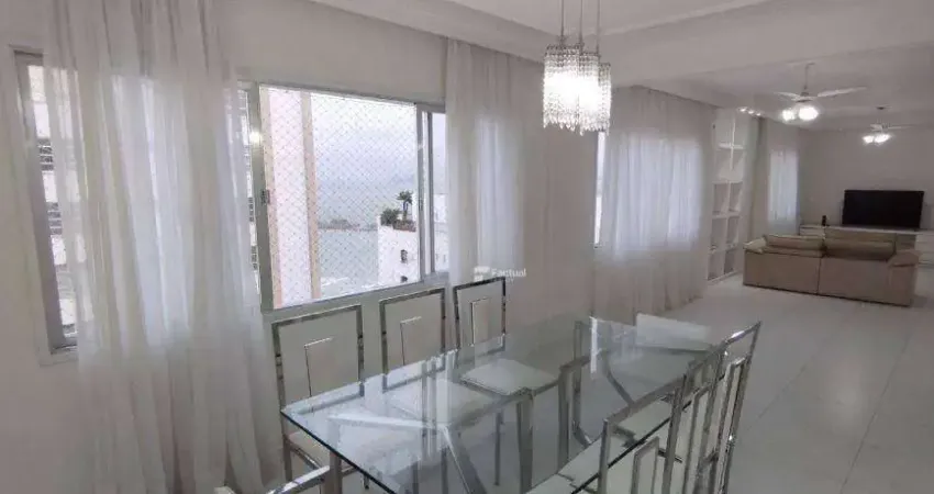 Apartamento com 4 dormitórios à venda, 230 m² por r$ 1.200.000,00 - pitangueiras - guarujá/sp