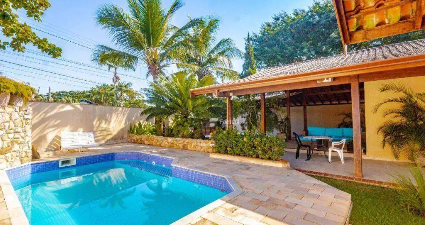 Casa com 4 dormitórios à venda, 190 m² por r$ 1.350.000,00 - praia de pernambuco - guarujá/sp