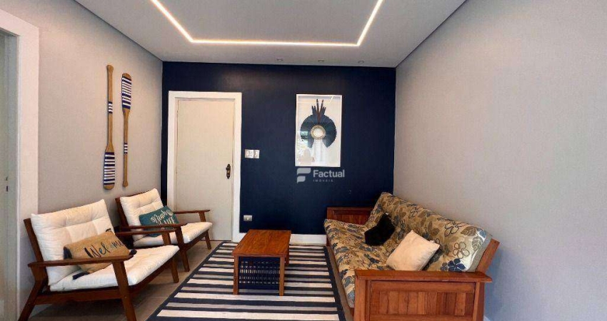 Apartamento com 2 dormitórios à venda, 84 m² por R$ 430.000,00 - Enseada - Guarujá/SP