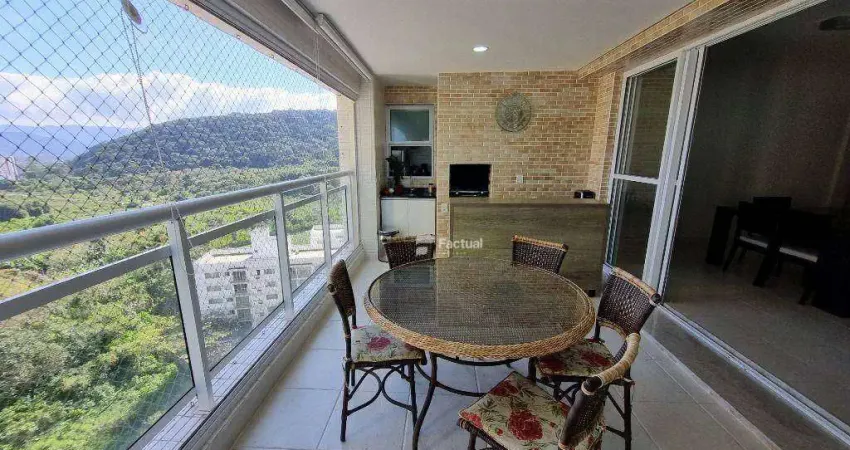 Apartamento com 3 dormitórios à venda, 158 m² por r$ 1.100.000,00 - enseada - guarujá/sp