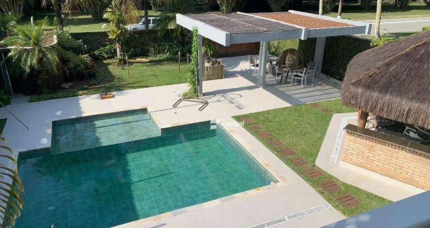 Casa com 4 dormitórios, 370 m² - venda por r$ 2.400.000,00 ou aluguel por r$ 15.000,00/mês - acapulco - guarujá/sp