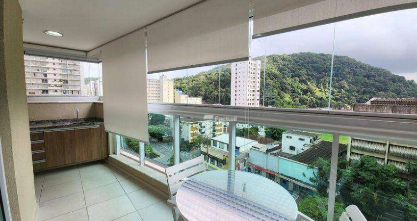 Apartamento com 2 dormitórios à venda, 77 m² por R$ 725.000,00 - Pitangueiras - Guarujá/SP