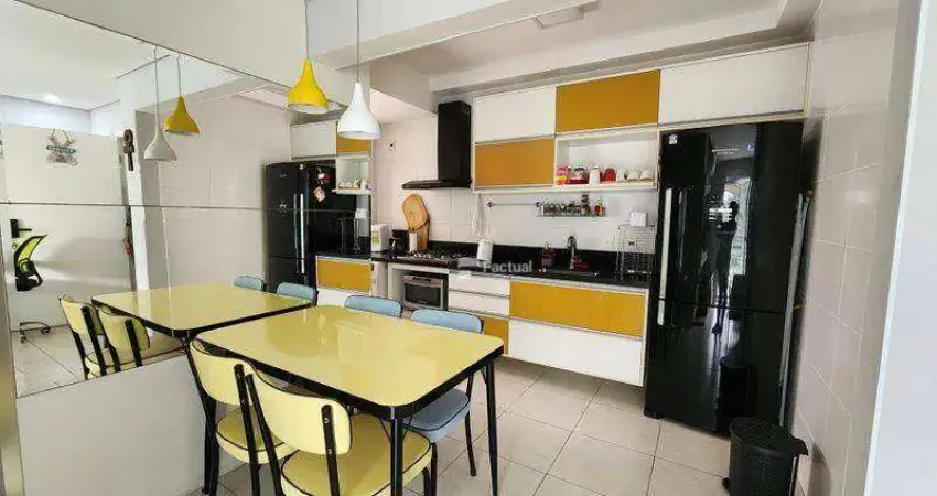 Apartamento com 2 dormitórios à venda, 77 m² por r$ 700.000,00 - pitangueiras - guarujá/sp