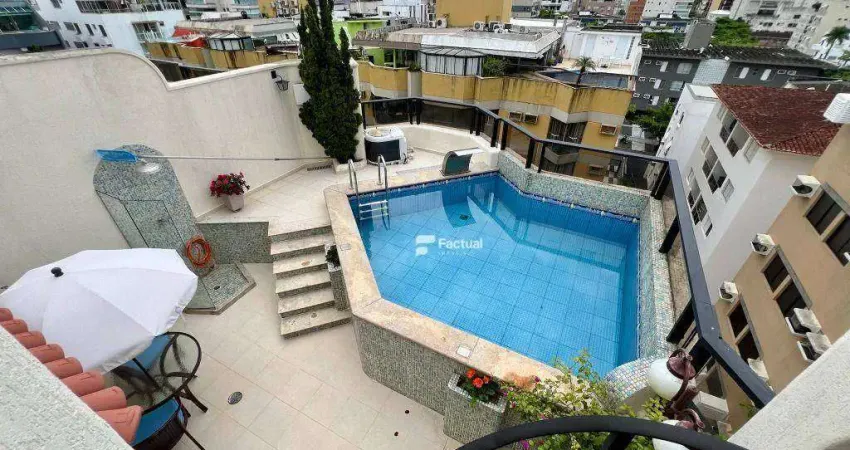 Cobertura tríplex à venda na enseada região aquário/guarujá.