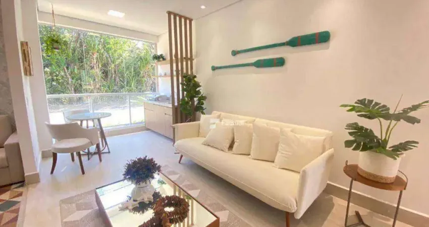 Apartamento com 2 dormitórios à venda, 60 m² por r$ 900.000,00 - jardim  são lourenço - bertioga/sp