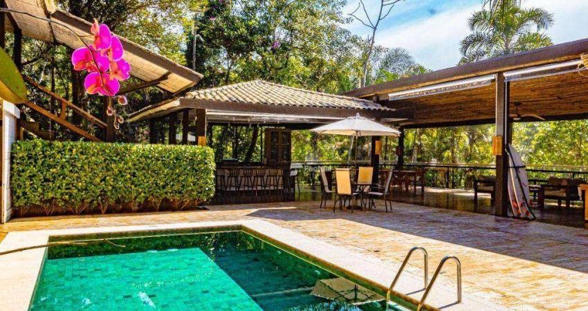 Casa com 4 dormitórios à venda, 700 m² por R$ 8.500.000,00 - Tijucopava - Guarujá/SP