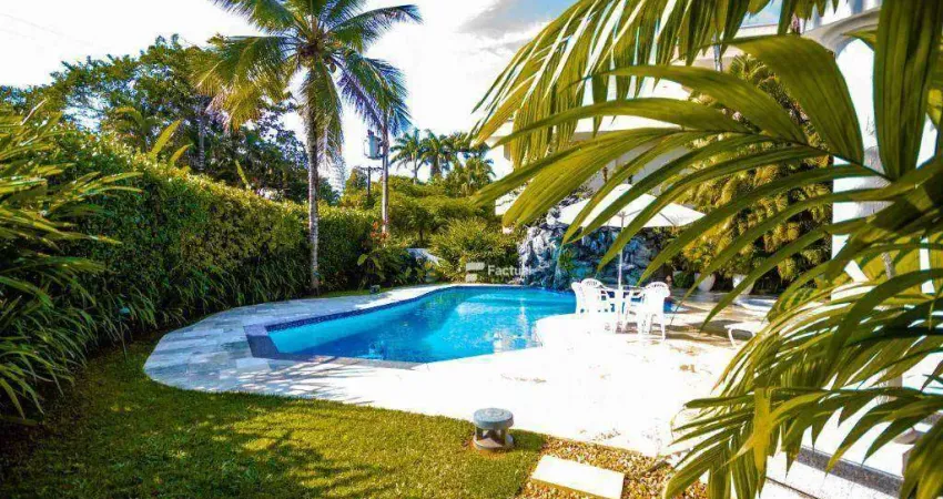 Casa com 5 dormitórios para alugar, 700 m² por r$ 70.000,00/mês - são pedro - guarujá/sp