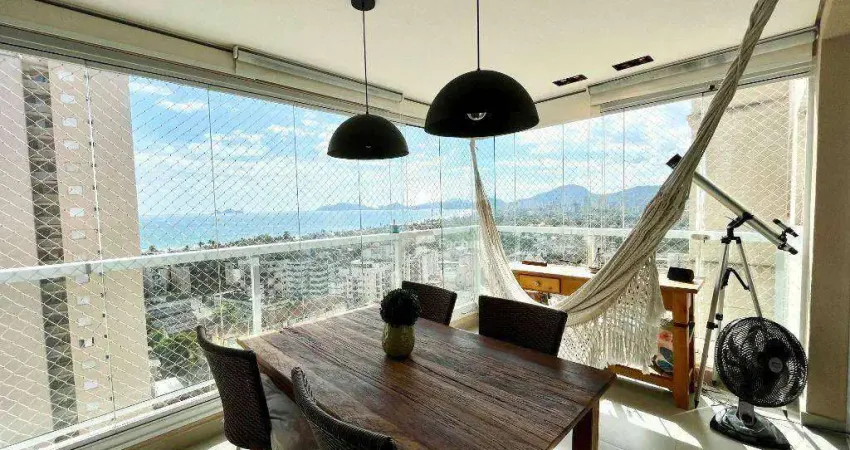 Apartamento 2 quartos à venda, 67 m² por r$ 730.000 - enseada - guarujá/sp - vista mar
