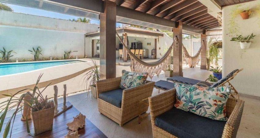 Casa com 5 dormitórios, 373 m² - venda por R$ 2.500.000,00 ou aluguel por R$ 15.000,00 - Acapulco - Guarujá/SP