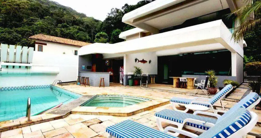 Casa à venda, 450 m² por r$ 3.950.000,00 - costão do pernambuco - guarujá/sp