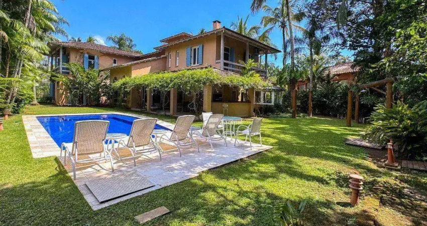 Casa com 7 dormitórios à venda, 789 m² por r$ 28.000.000,00 - iporanga - guarujá/sp