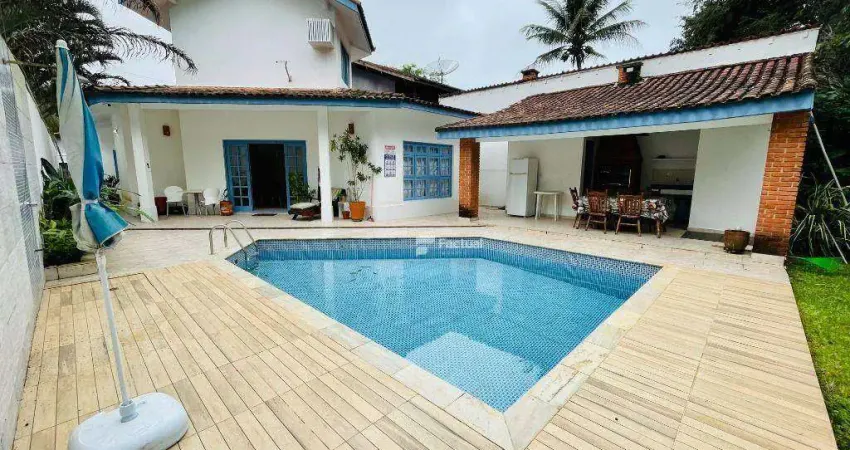 Casa com 4 dormitórios para alugar, 263 m² por R$ 8.100,00/mês - Riviera Módulo 26 - Bertioga/SP