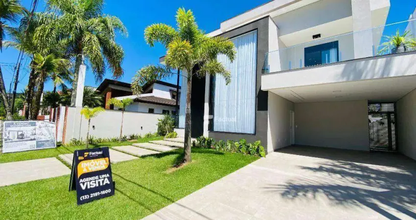 Casa com 4 dormitórios à venda, 200 m² por R$ 6.400.000,00 - Acapulco - Guarujá/SP