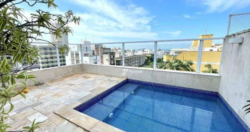 Cobertura com 4 dormitórios à venda, 230 m² por R$ 900.000,00 - Enseada - Guarujá/SP