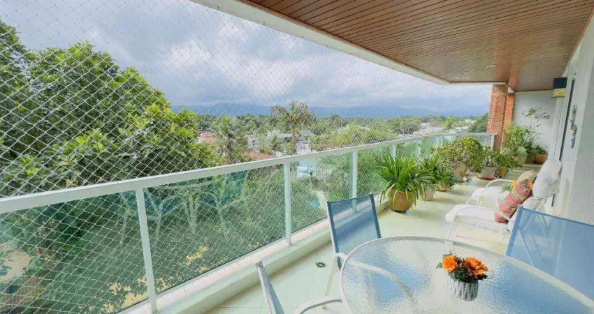 Apartamento com 4 dormitórios para alugar, 142 m² - Riviera de São Lourenço - Bertioga/SP