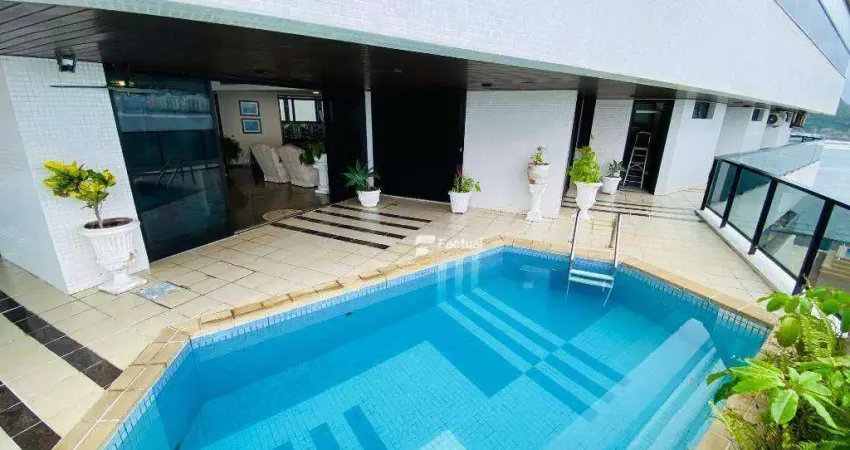Apartamento a venda no Guarujá - alto padrão com lazer privativo e vista deslumbrante para o mar.