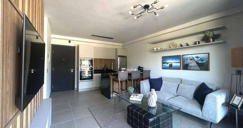 Apartamento com 1 dormitório à venda, 48 m² por R$ 650.000,00 - Praia de Pernambuco - Guarujá/SP