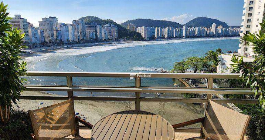 Apartamento frente mar a venda na Praia das Astúrias - Guarujá/SP.