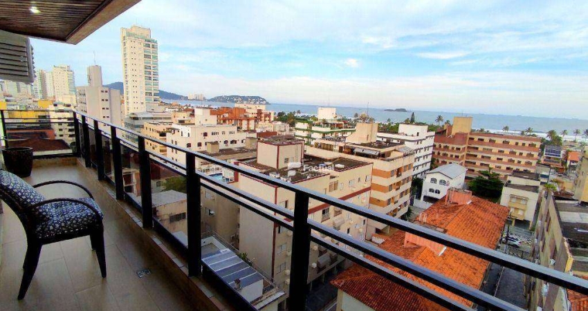 Apartamento com 3 dormitórios à venda, 90 m² por R$ 800.000,00 - Enseada - Guarujá/SP