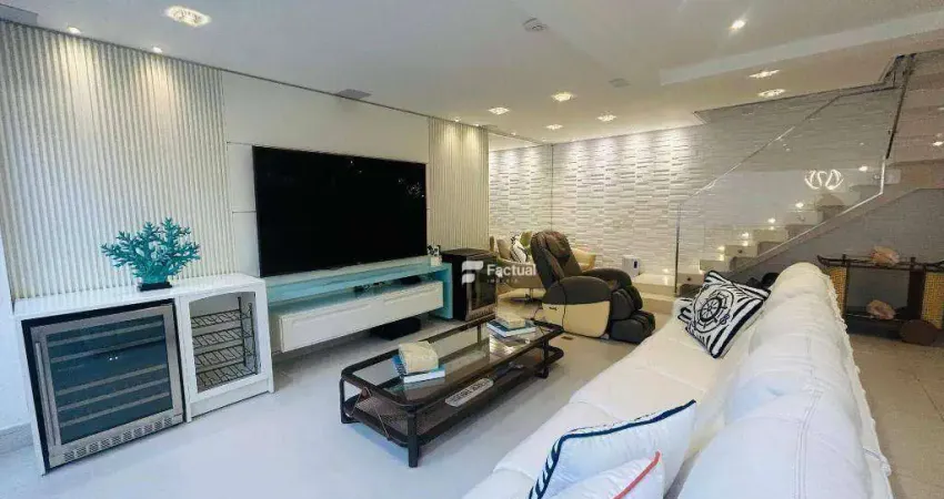 Apartamento com 4 dormitórios para alugar, 113 m² - Riviera de São Lourenço - Bertioga/SP
