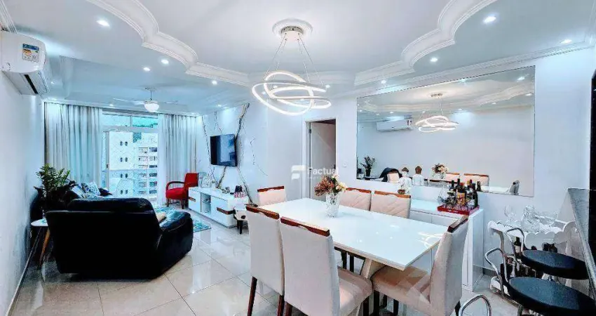 Apartamento à venda, 140 m² por r$ 810.000,00 - pitangueiras - guarujá/sp