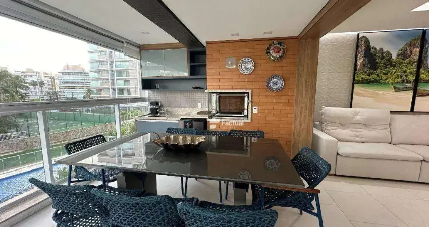 Apartamento com 4 suítes para alugar, 166 m² - Riviera de São Lourenço - Bertioga/SP