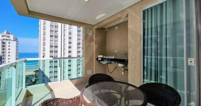 Apartamento com Vista Mar em Praia de Pitangueiras Guarujá.