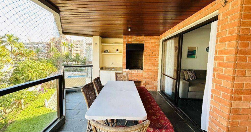 Apartamento com 3 dormitórios à venda, 155 m² - Riviera de São Lourenço - Bertioga/SP