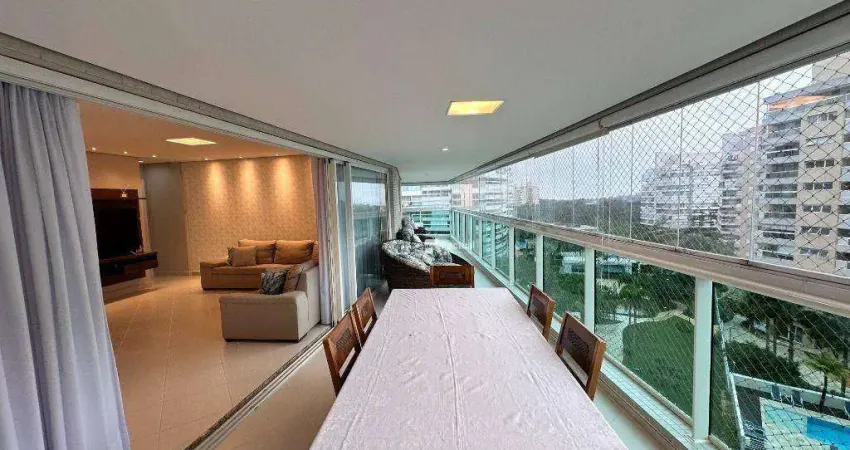 Apartamento com 4 dormitórios para alugar, 185 m² por R$ 25.000,00/mês - Riviera de São Lourenço - Bertioga/SP