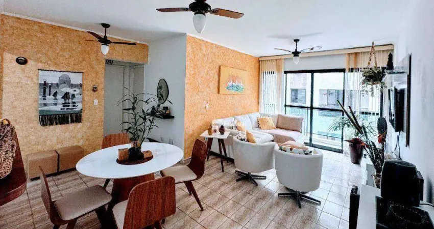 Apê na Astúrias à venda, 90 m² por R$ 446.000 - Astúrias - Guarujá/SP