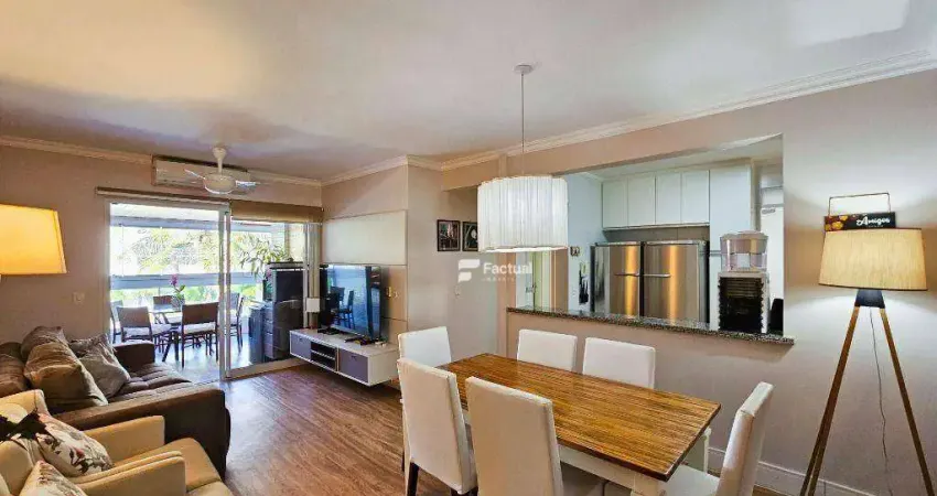 Apartamento com 3 dormitórios à venda, 108 m² - riviera de são lourenço - bertioga/sp