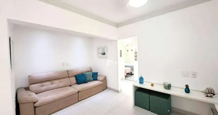 Apartamento com 2 dormitórios à venda, 75 m² por r$ 420.000,00 - enseada - guarujá/sp