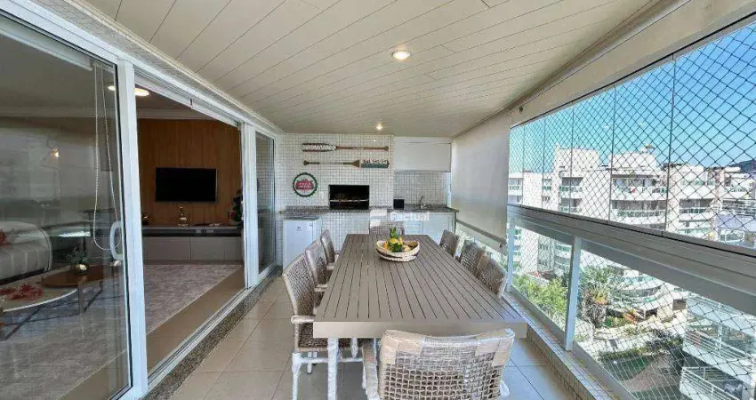 Apartamento com 4 dormitórios à venda, 186 m² - riviera de são lourenço - bertioga/sp