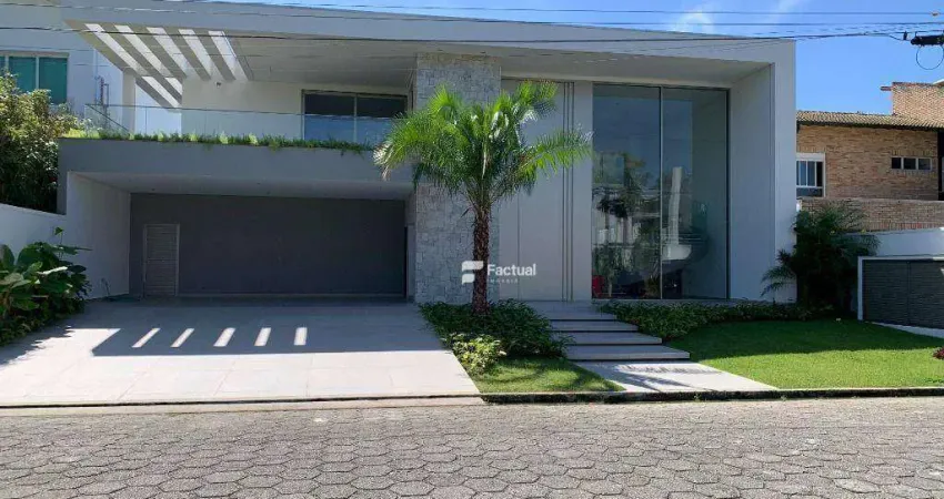 Casa com 7 dormitórios à venda, 812 m² por r$ 16.000.000,00 - acapulco - guarujá/sp