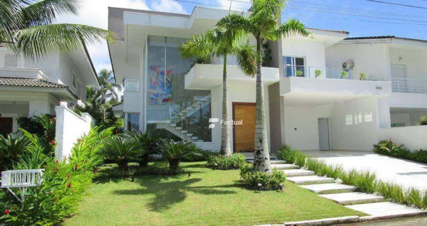 Casa com 5 dormitórios à venda, 445 m² por r$ 4.500.000,00 - acapulco - guarujá/sp