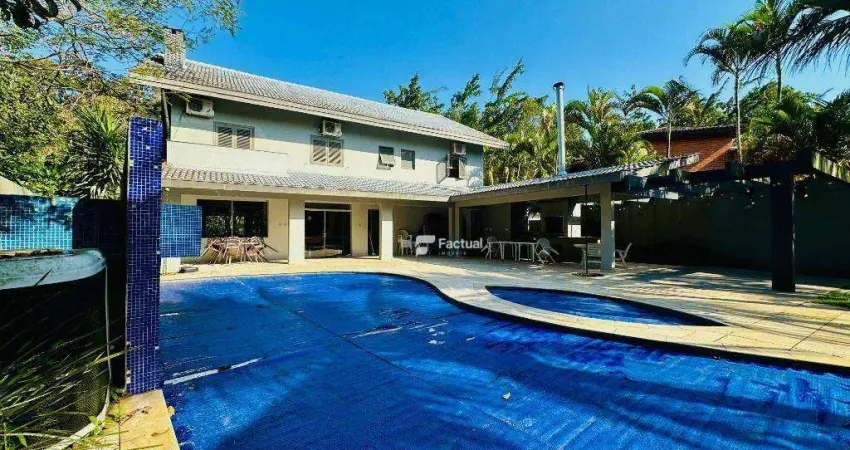 Casa com 6 dormitórios à venda, 393 m² - riviera - bertioga/sp