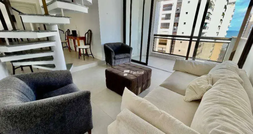 Cobertura com 5 dormitórios à venda, 216 m² por r$ 1.400.000,00 - pitangueiras - guarujá/sp