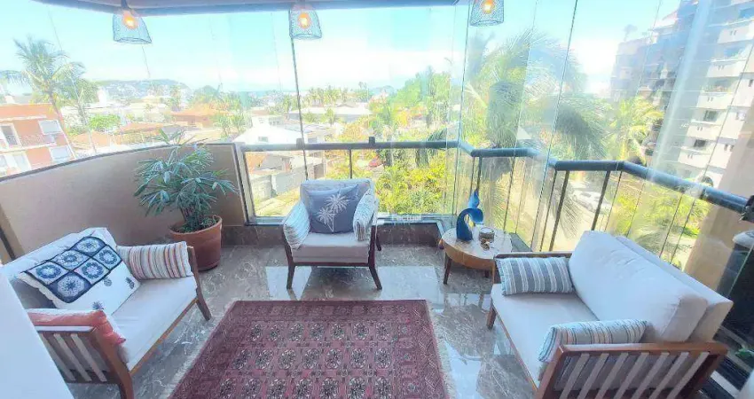 Apartamento com 3 dormitórios à venda, 160 m² por r$ 840.000,00 - praia da enseada - guarujá/sp